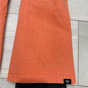 Roxy Vibrant Orange Pencil Skirt